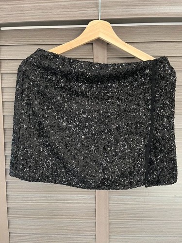 Zara black sequinned - zara, mini