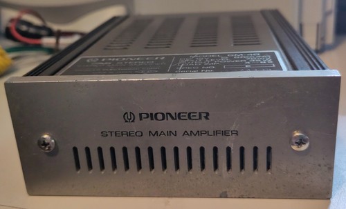 Pioneer car stereo main - gm-40,