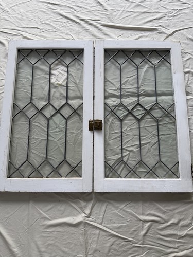 Antique leaded glass windows - leaded,