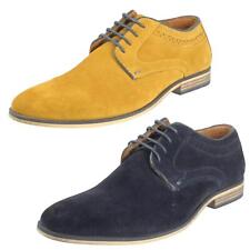 Mens Front Suede Leather Lace