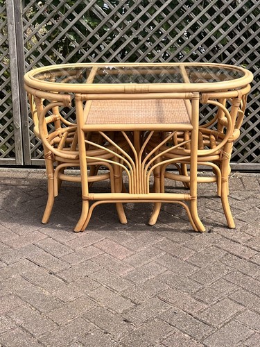 Vintage boho bamboo - boho, wicker