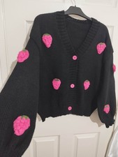 Pink Strawberries Black