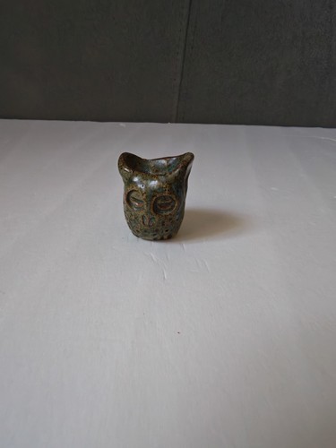 Small ceramic owl figurine - small,