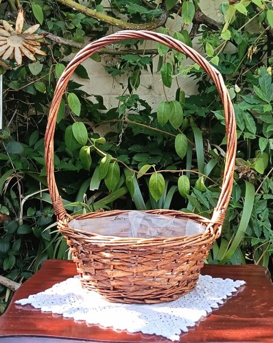 Rustic handwoven round brown - rustic,