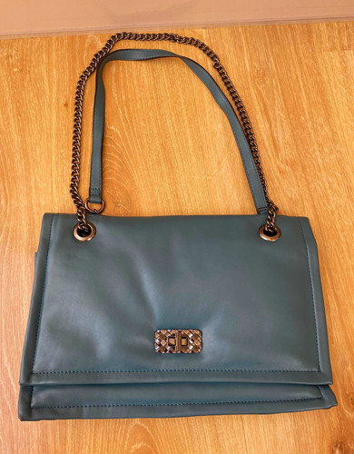 Next teal faux leather - next,
