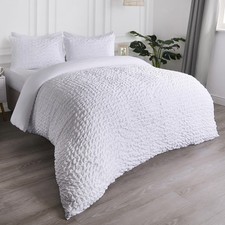 Luxury Seersucker Duvet Cover