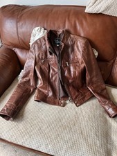 vintage leather jacket