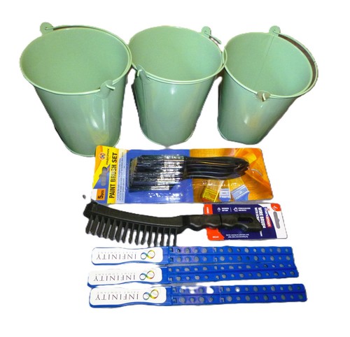 Metal paint kettles - /pots, 1.5