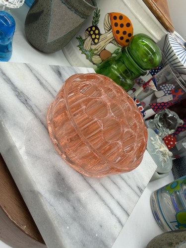 Vintage pink depression - vintage,