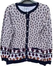 Country Rose Cardigan Womens L