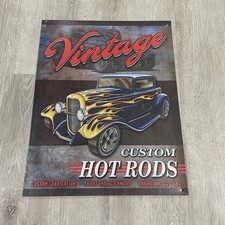 Vintage Tin Metal Sign Custom
