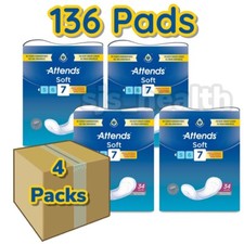 Attends Soft 7 Pads 4 Packs of