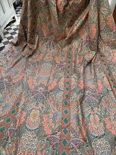 Vintage Cotton Door Curtain, Rare vintage fabric 77" W x 71" L