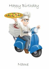 Food Pizza delivery driver