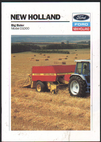 New holland model - "model, d1000"