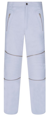 Mens white leather jeans - mens,