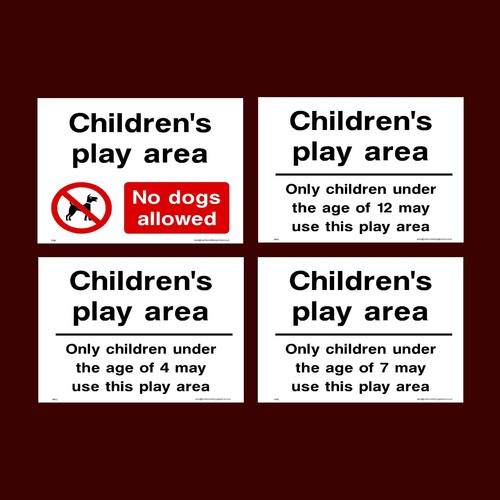 Children play area no dogs - area,