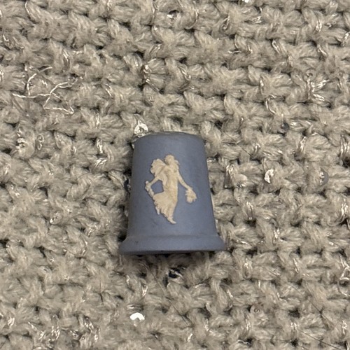 Wedgwood thimble blue - thimble,