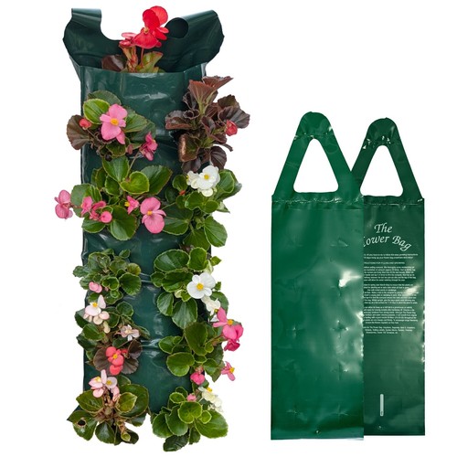 Hanging flower pouch bags - hanging,