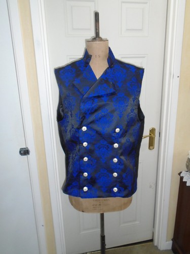 Regency waist coat blue