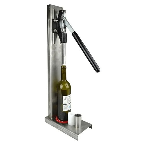 Stainless steel wine bottle - steel,