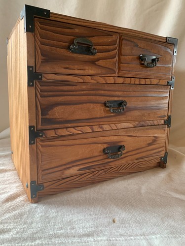 Antique japanese mini tansu - mini,
