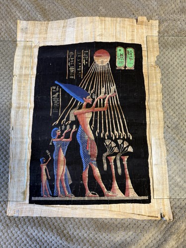 Egyptian papyrus painting - egyptian,