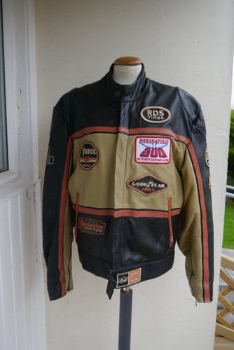 Vintage bomber racing leather - vintage,