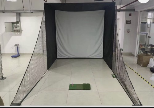 Golf simulator enclosure - golf,