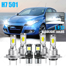 For Renault Megane MK3 Led Xenon White 6000k Headlight Side Light Bulbs 2008-16