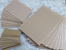 Sim2 Veroboard Stripboard PCB Copper 0.1" Matrix 1mm Hole 7 Sizes Available Pick