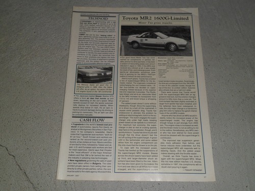 1987 toyota mr2 1600g limited - mr2,