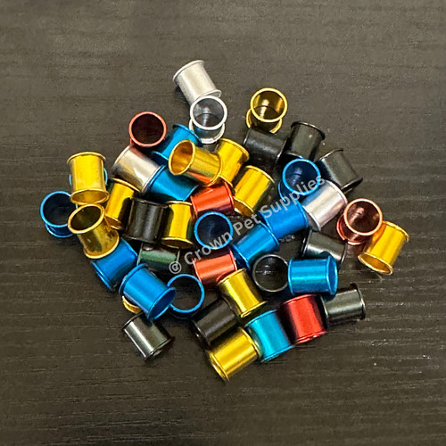 Pcs leg aluminum 8mm rings - pcs,