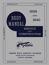 1939 - 1940 Fisher Body Shop Manual