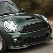 3Pcs For Mini R55 R56 R57 R58 R59 Cooper S & JCW Gloss Black Front Bumper Grille