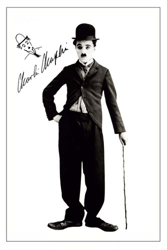Charlie chaplin signed - charlie,
