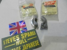 YAMAHA YAS3 125 ,HANDLEBAR THROTTLE GRIP CLAMPS ,PAIR ,NOS ,NLA .GENUINE.