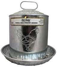 Poultry drinker double wall - poultry, double-wall