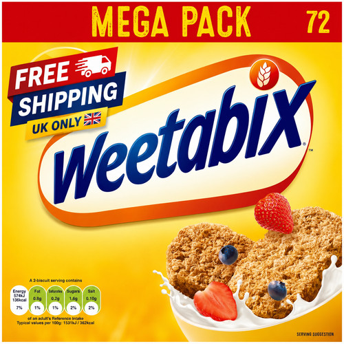 Weetabix cereal biscuits - weetabix, 72