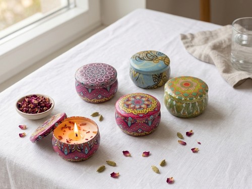 Pack scented candles gift - pack,