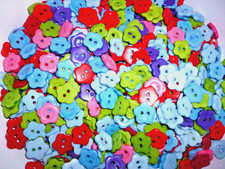 Flower Daisy Buttons Mixed