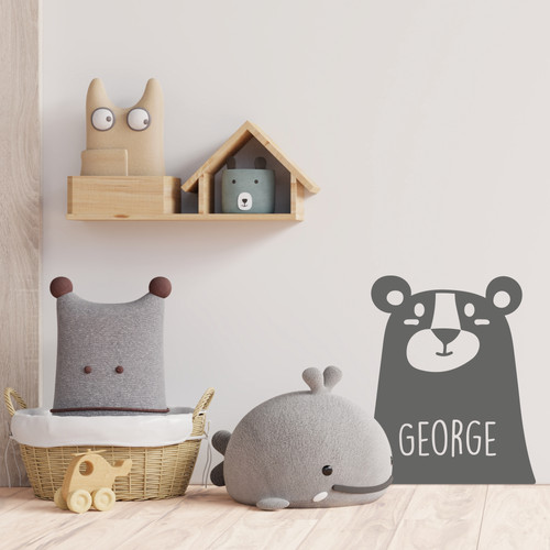 Cute bear wall sticker - cute,
