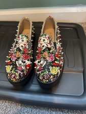 ED HARDY Studded Slip On Shoes Size 8