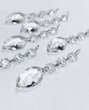 Pack Of 4 Crystal OVAL