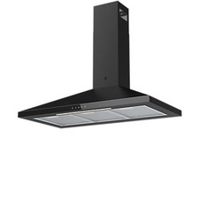 Chimney cooker hood - chimney, black
