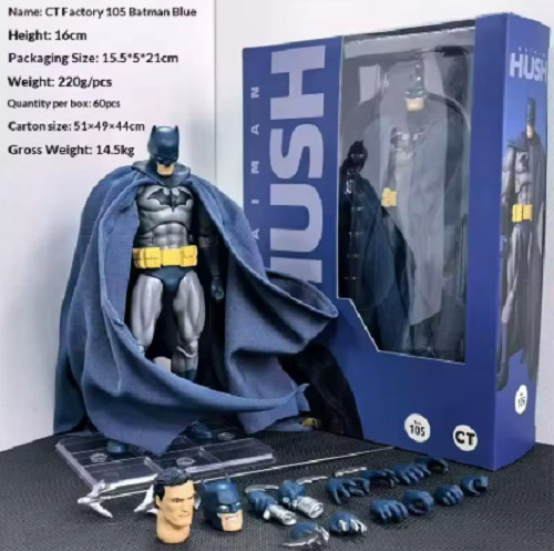 Batman figure model - model, black/blue