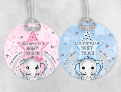 Baby boy girl pram tag - pram, don’t