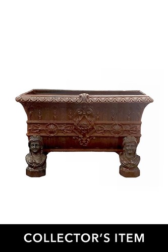 Large cast iron - large, planter