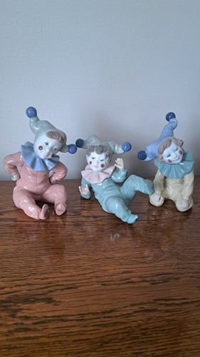 Nao lladro vintage jester - lladro,