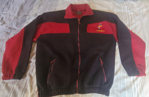 Guinness fleece jacket - guinness,
